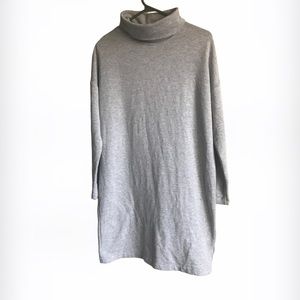 GAP Small Neutral Cowl Neck Sweater Dress